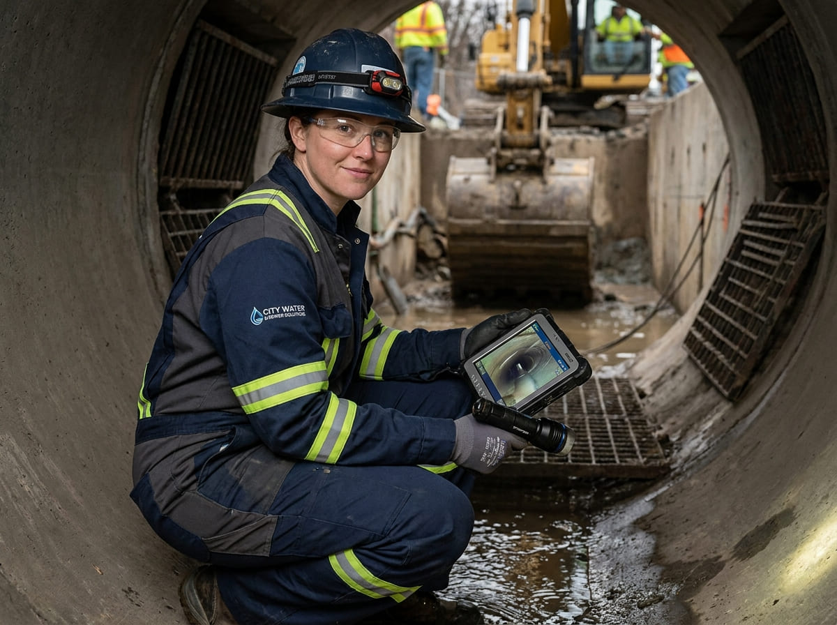 Sewer Line Inspection & Replacement in West